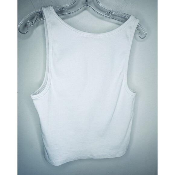 Faherty Sunwashed Rib Tank White Women’s XL Classic Clean Girl Preppy Quality - Picture 12 of 12